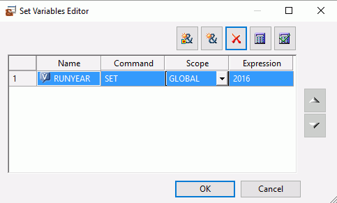 Set Variable Editor